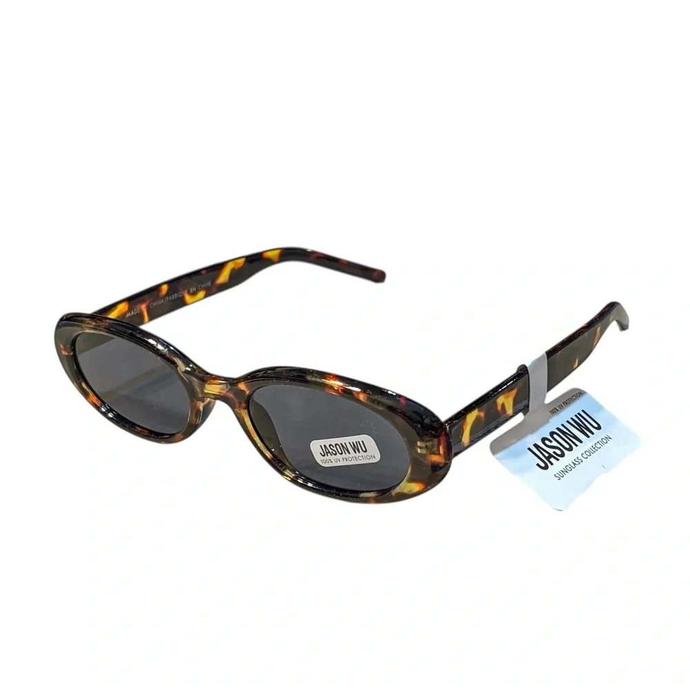 Jason Wu Tortoise Shell Aviator UV Protection Sunglasses Jason Wu Sunglasses for Women | The RealReal main image 3